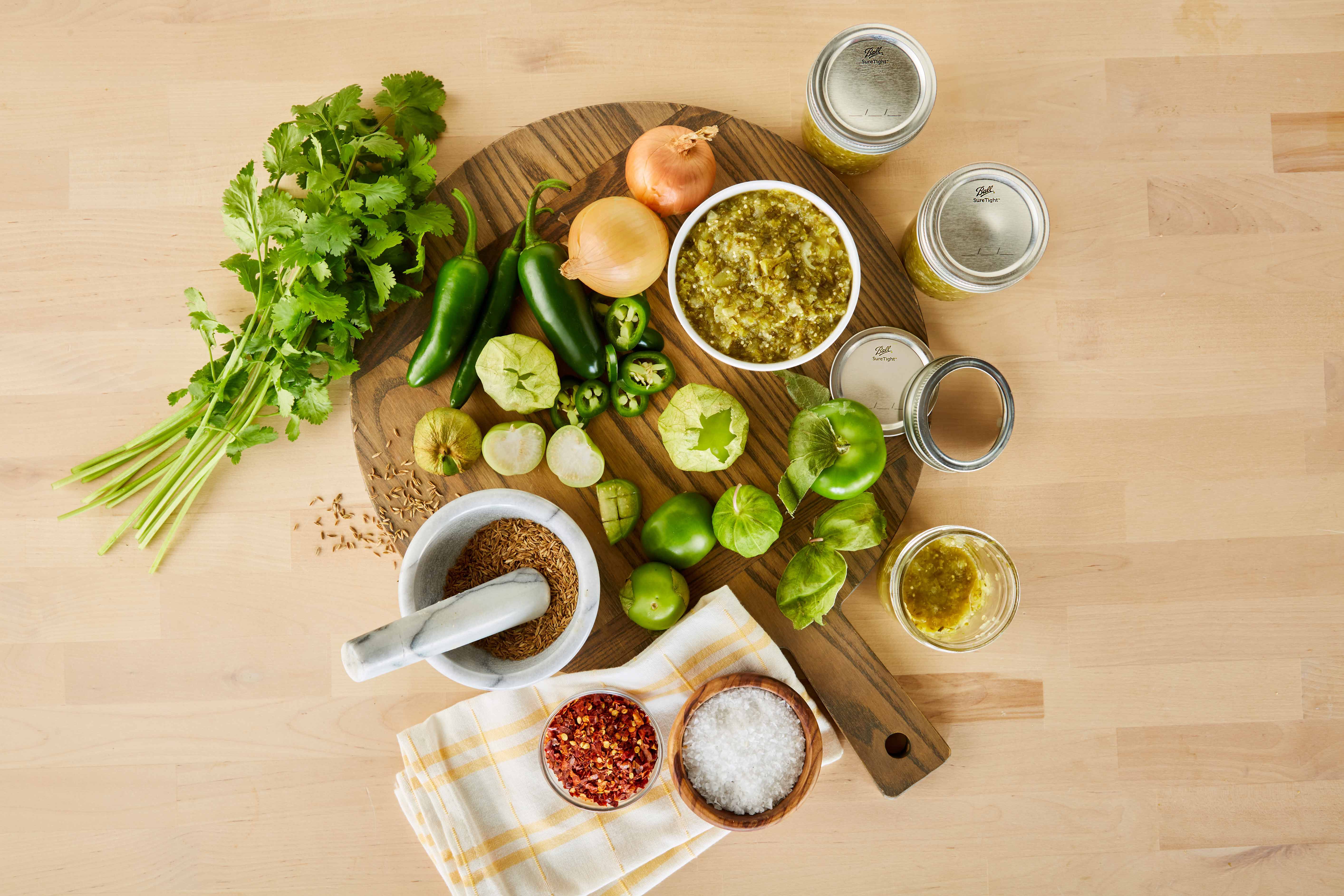 Tomatillo Salsa Fresh Preserving